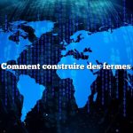 Question : Comment construire des fermes de hangar